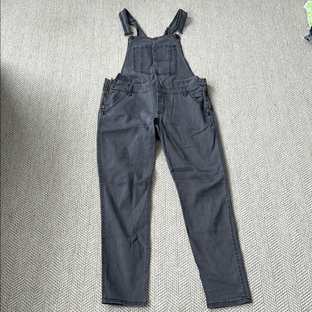 Abercrombie & Fitch Black Denim Overalls